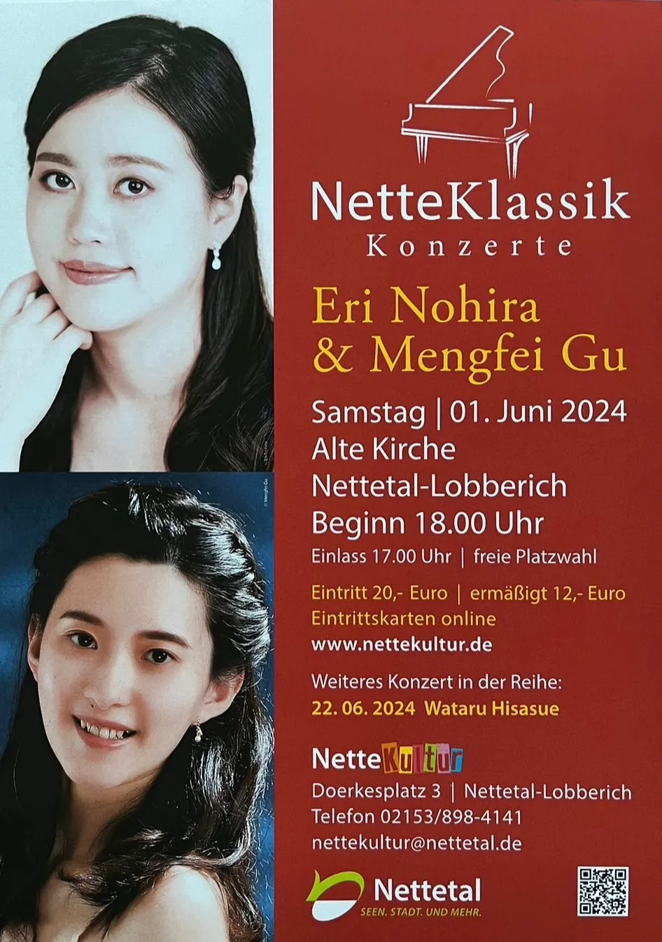 Concert flyer: Solo & Duokonzert