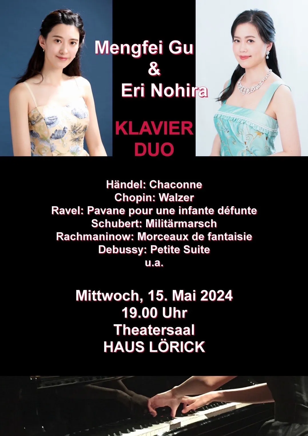 Concert flyer: ソロ & デュオコンサート