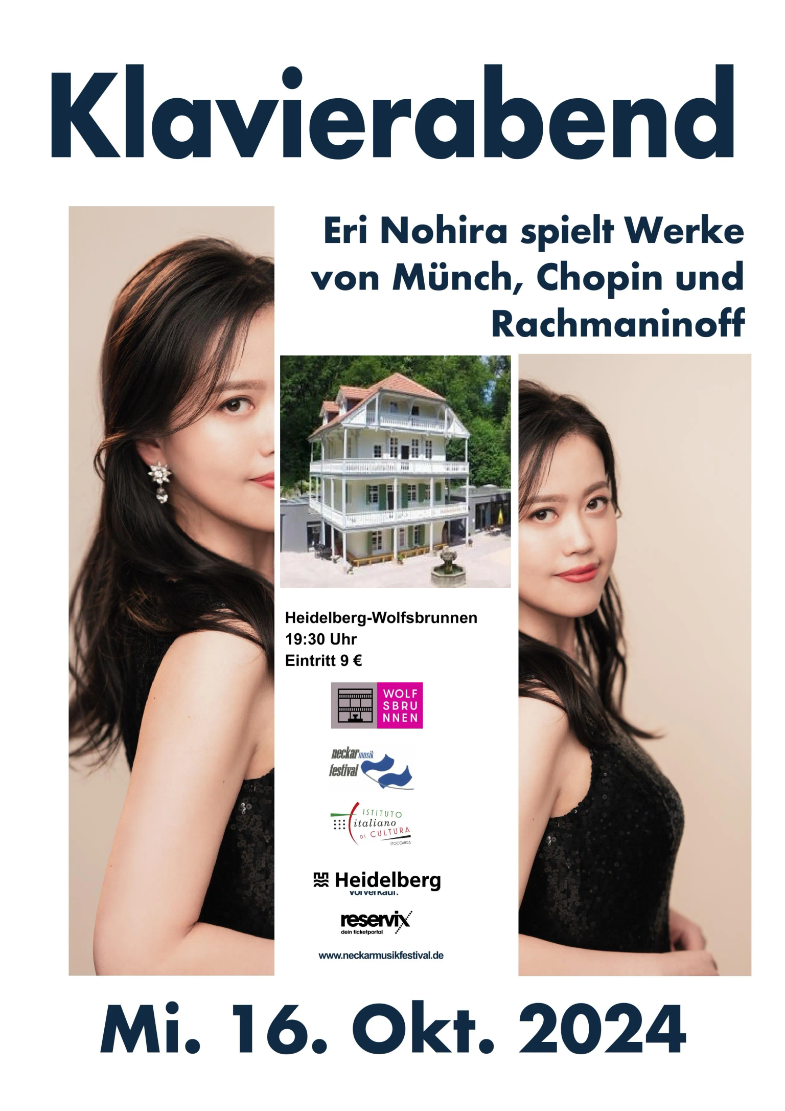 Concert flyer: Klavierabend